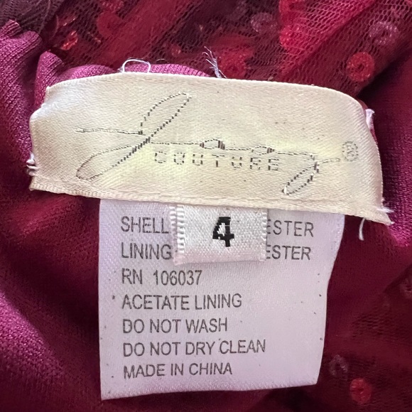 A red Joey couture dress - Picture 2 of 2